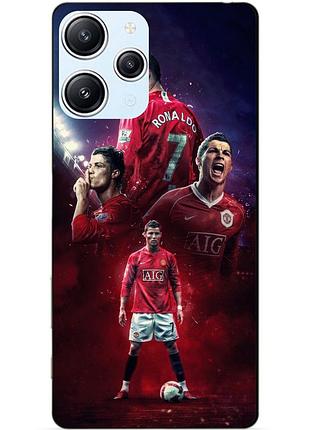 Силіконовий бампер чохол для xiaomi redmi 12 малюнок ronaldo mu роналдо