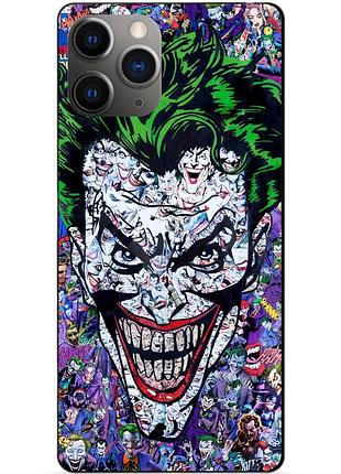 Силіконовий чохол бампер для iphone 11 pro max з малюнком джокер joker