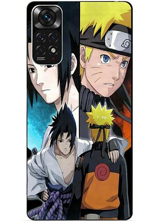 Силиконовый чехол бампер для xiaomi redmi note 11s / note 11 с рисунком наруто узумаки naruto