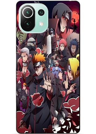 Силіконовий чохол бампер для xiaomi mi 11 lite з малюнком наруто naruto аніме
