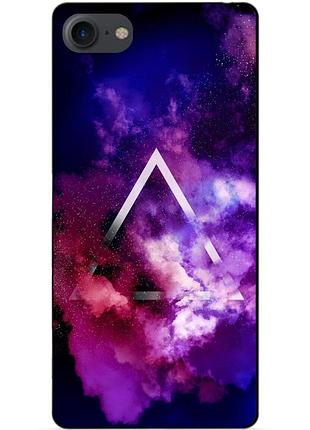 Силіконовий чохол бампер для iphone se 2 2020 з малюнком космос галактика