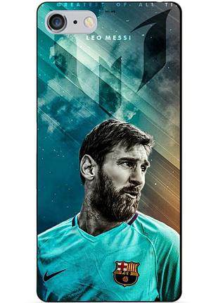 Силіконовий чохол бампер для iphone 6 plus з малюнком leo messi мессі