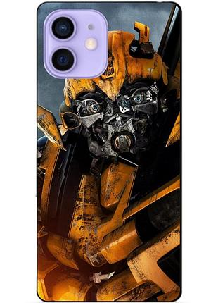 Силіконовий чохол бампер для iphone 12 з малюнком бамблбі bumblebee трансформери