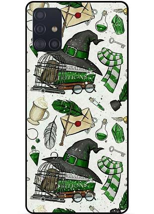 Чохол силіконовий бампер для samsung a71 з картинкою слизерин slytherin гаррі поттер harry potter