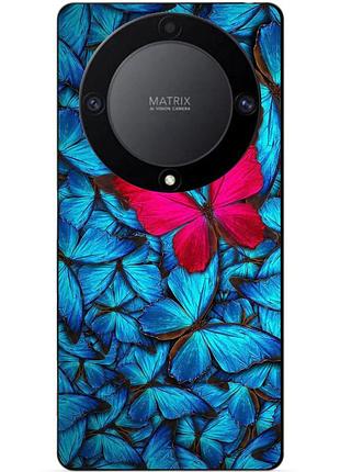 Силіконовий чохол бампер для huawei honor magic 6 lite з малюнком метелики