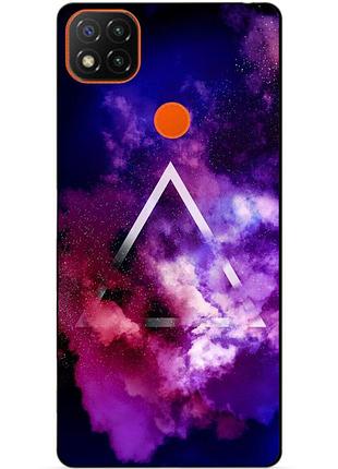 Силіконовий чохол бампер для xiaomi redmi 9c з малюнком космос галактика