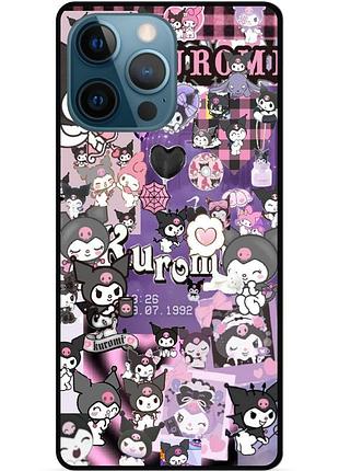 Чехол силиконовый бампер для iphone 13 pro с рисунком куроми kuromi