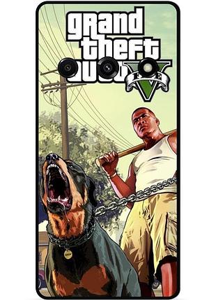 Чехол силиконовый бампер для xiaomi redmi a3 с картинкой гта gta