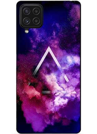 Силіконовий чохол бампер для samsung a12 з малюнком космос галактика