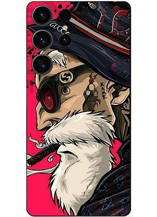 Чехол силиконовый бампер для samsung s23 ultra с рисунком дед хипстер