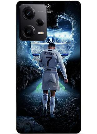 Силиконовый чехол бампер для xiaomi redmi note 12 pro 5g с рисунком ronaldo роналдо