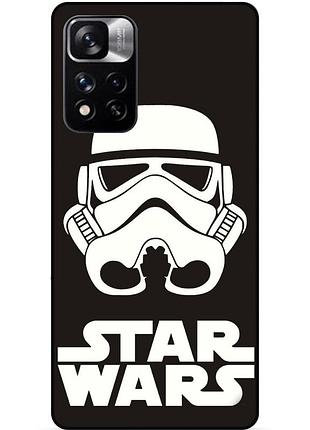 Силіконовий бампер чохол для xiaomi redmi note 11 pro plus 5g з малюнком star wars зоряні війни дарт вейдер
