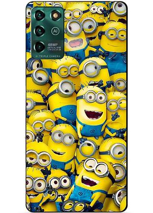 Силіконовий чохол бампер для zte blade v30 vita з малюнком міньйони minion