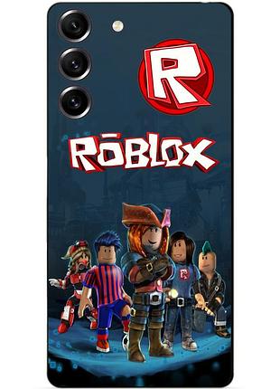 Силіконовий чохол бампер для samsung s23 з малюнком roblox роблокс
