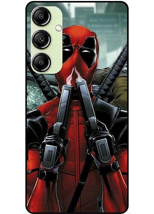 Чехол силиконовый бампер для samsung m52 с рисунком дэдпул deadpool