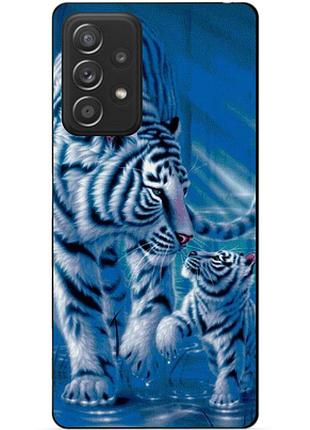 Силіконовий чохол бампер для samsung a33 5g з малюнком тигри