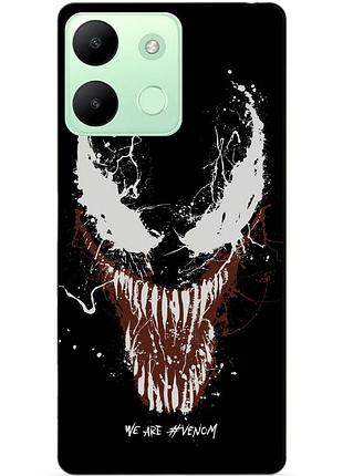 Чехол силиконовый бампер для infinix smart 7 hd с рисунком веном venom
