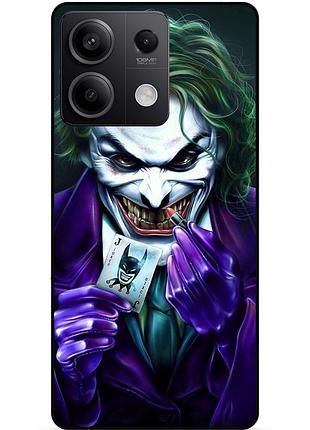 Чехол силиконовый бампер для xiaomi poco x6 5g с рисунком joker джокер