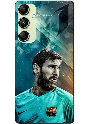 Чехол силиконовый бампер для samsung s22 с рисунком leo messi месси