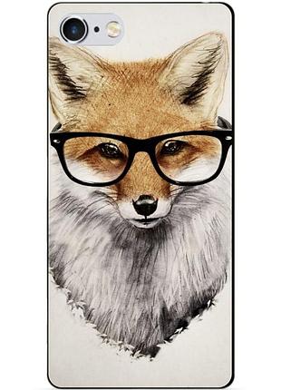 Силіконовий чохол бампер для iphone 6 з малюнком лиса