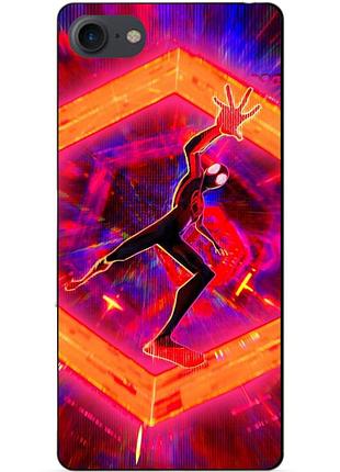 Силіконовий чохол бампер для iphone 8 з картинкою людина-павук spider man