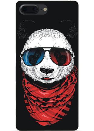 Силиконовый чехол бампер для iphone 8 plus с рисунком панда
