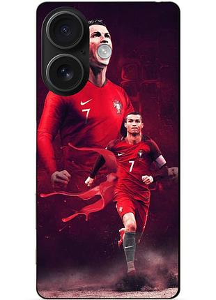 Силіконовий чохол бампер для iphone 16 з малюнком ronaldo португалія роналдо
