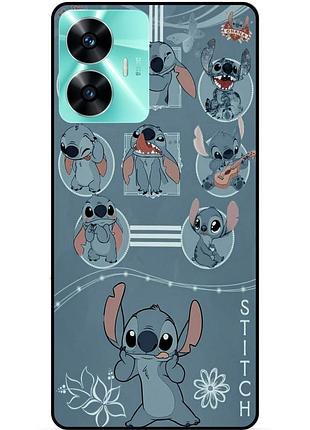 Силіконовий бампер чохол для realme c55 з картинкою стіч stitch