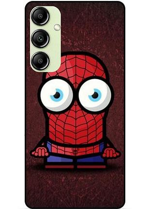 Чехол силиконовый бампер для samsung m52 с рисунком миньон человек паук spider man