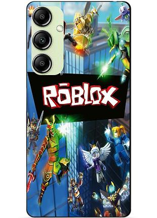 Силіконовий чохол бампер для samsung a04s з картинкою roblox роблокс