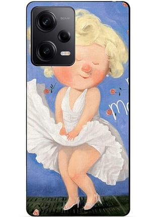 Силіконовий чохол бампер для xiaomi redmi note 12 pro 5g з малюнком мерілін монро гапчинська marilyn monroe