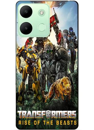 Силіконовий чохол бампер для infinix smart 7 hd зверобати трансформери transformers