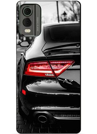 Силіконовий чохол бампер для nokia c32 з малюнком audi ауді машина авто
