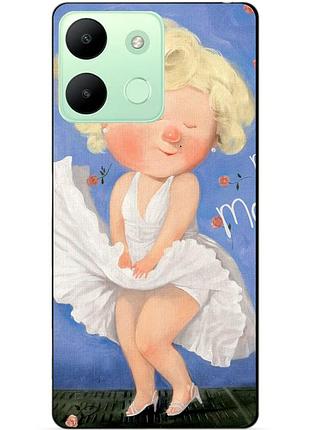Силіконовий чохол бампер для infinix smart 7 hd з малюнком мерілін монро гапчинська marilyn monroe