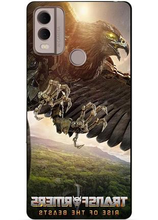 Силиконовый чехол бампер для nokia c22 с рисунком эйрэйзор звероботы трансформеры transformers