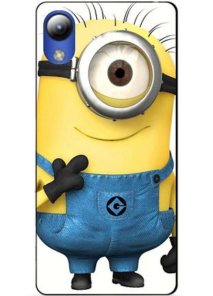 Силиконовый чехол бампер для zte blade l8 с рисунком миньон кевин minion