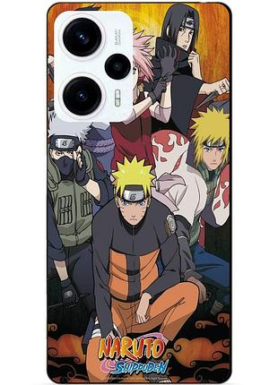 Силіконовий чохол бампер для xiaomi poco f5 з малюнком naruto наруто аніме