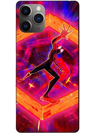 Силіконовий чохол бампер для iphone 11 pro з картинкою людина-павук spider man