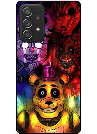 Чехол силиконовый бампер для samsung a32 с рисунком фредди freddy аниматроники