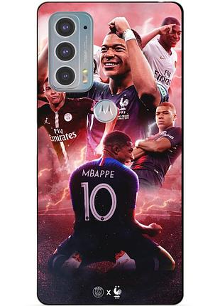 Силіконовий бампер чохол для motorola edge 20 з малюнком кіліан мбаппе mbappe