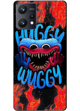 Силиконовый чехол бампер для realme 9 / 9 pro plus с рисунком хагги вагги huggy wuggy