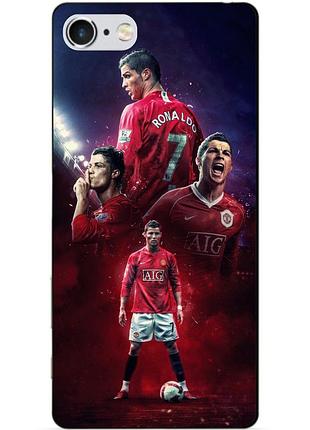 Силиконовый чехол бампер для iphone 6 с рисунком ronaldo mu роналдо