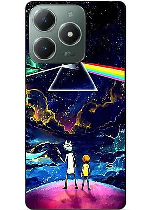 Силіконовий чохол бампер для realme c61 з малюнком рік і морті rick and morty