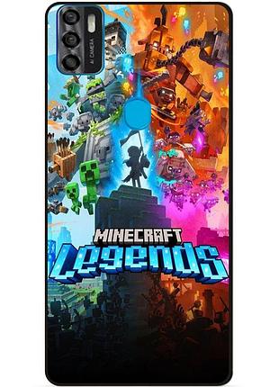 Силіконовий чохол бампер для zte blade a7s гра майнкрафт minecraft
