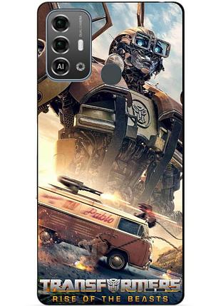 Силіконовий бампер чохол для zte blade a53 pro з малюнком вілджек трансформери transformers
