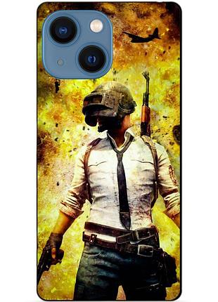 Силіконовий чохол бампер для iphone 13 з малюнком пабг pubg