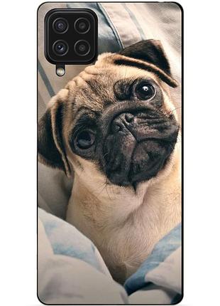 Силіконовий чохол бампер для samsung m53 5g з малюнком фото мопс