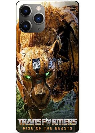 Силіконовий чохол бампер для iphone 11 pro max з малюнком читор зверобати трансформери transformers