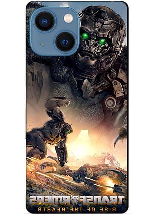 Силиконовый чехол бампер для iphone 13 с рисунком эйплинк звероботы трансформеры transformers