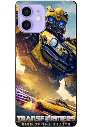 Силіконовий чохол бампер для iphone 12 з малюнком bumblebee бамблбі трансформери